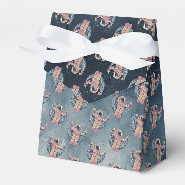 Astronaut Favor Boxes (Front Side)