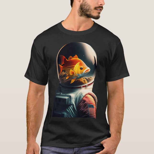 Astronaut Fish T-Shirt (Front)