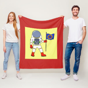 Astronaut Fleece Blanket