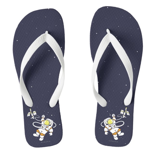 Astronaut Flip Flops (Footbed)