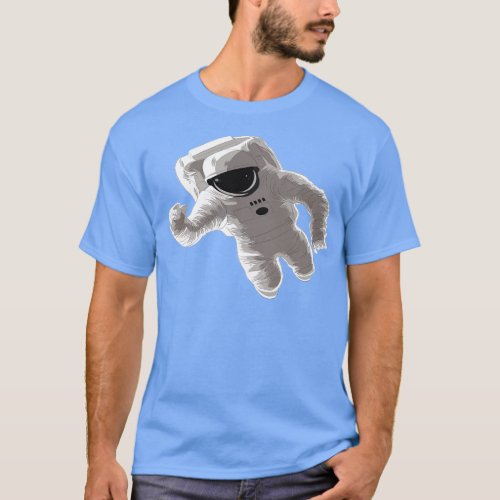 Astronaut Flying T_Shirt