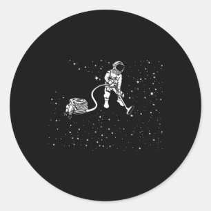 Astronaut For Space Space Vacuum Classic Round Sticker