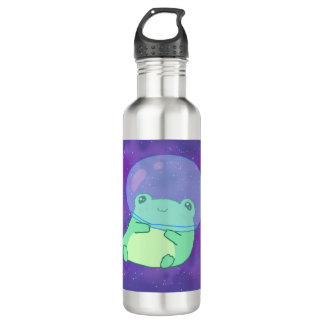 Astronaut Frog Stainless Steel Water Bottle