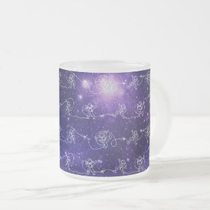 Astronaut Frosted Glass Coffee Mug