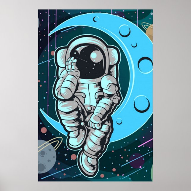 astronaut full color poster (Front)