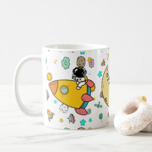 Astronaut Galaxy Birthday Coffee Mug