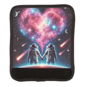 Astronaut Galaxy Luggage Handle Wrap