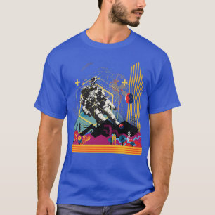 Astronaut Galay Techno Club House Music Rave Cloth T-Shirt