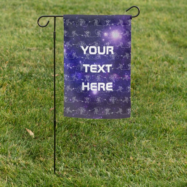 Astronaut Garden Flag (In SItu)