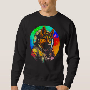Astronaut German Shepherd Dog Sweatshirt