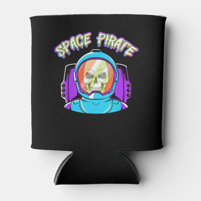 Astronaut Gifts For Adults - Space Pirate Can Cooler (Front)