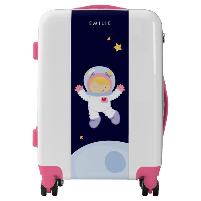 Astronaut Girl Luggage (Front)