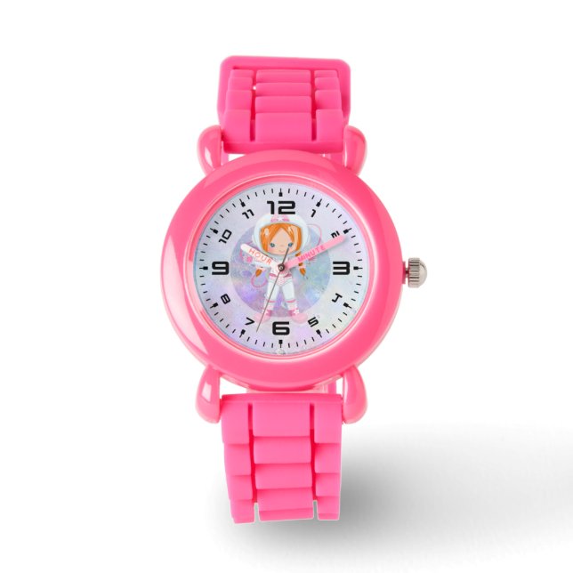 Astronaut girl Outer Space Watch (Front)