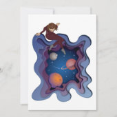 Astronaut Girl Space Gazing (Front)