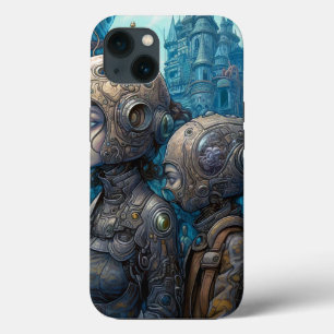 Astronaut Girls Surreal Science Fiction iPhone 13 Case