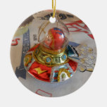 Astronaut Glass Ornament On Idaho Vintage at Zazzle