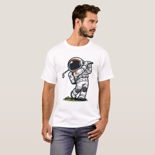 Astronaut Golf T-Shirt