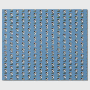 Astronaut Golf Wrapping Paper