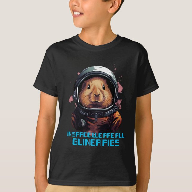 Astronaut Guinea Pig T-Shirt (Front)
