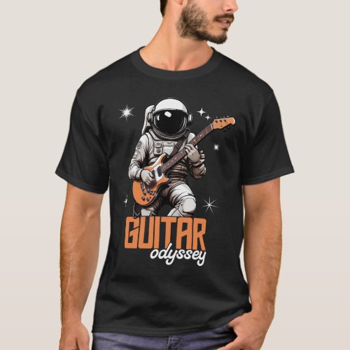 Astronaut Guitar Player Guitar Odyssey Unisex  T_Shirt