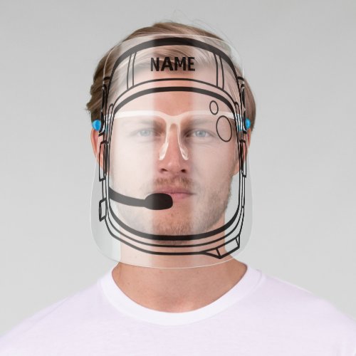 Astronaut Helmet _ Add Your Name  Logo _ Funny Face Shield