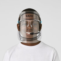 Astronaut Helmet - Add Your Name / Logo / More - Kids' Face Shield