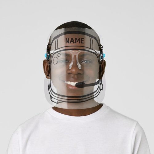 Astronaut Helmet _ Add Your Name  Logo  More _ Kids Face Shield