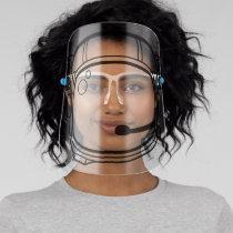 ASTRONAUT HELMET FACE SHIELD
