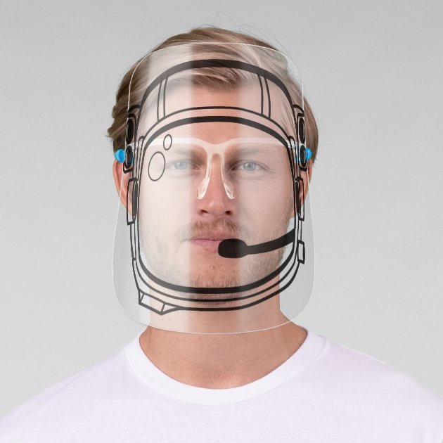 Astronaut hot sale face shield