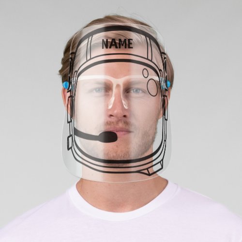 Astronaut Helmet _ Personalised _ Add Your Name _ Face Shield