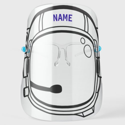 Astronaut Helmet _ Personalised _ Add Your Name Face Shield