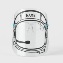 Astronaut Helmet - Personalised - Add Your Name Kids' Face Shield