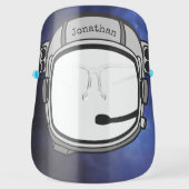 Astronaut Helmet Space Nebula Personalized Face Shield (Front)