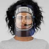 Astronaut Helmet Space Nebula Personalized Face Shield (Insitu)