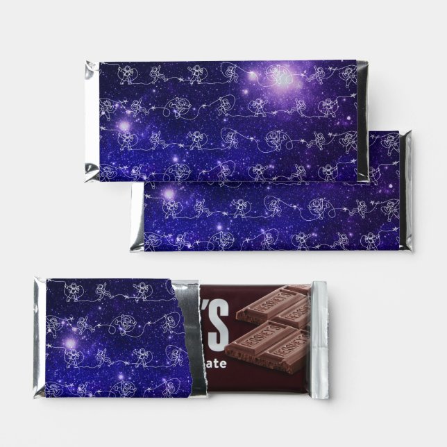 Astronaut Hershey Bar Favors (Front)