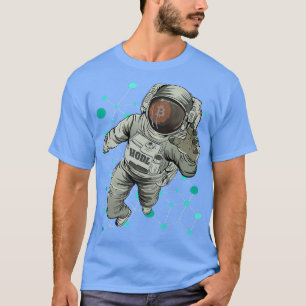 Astronaut HODL BTC To the Moon Bitcoin T-Shirt