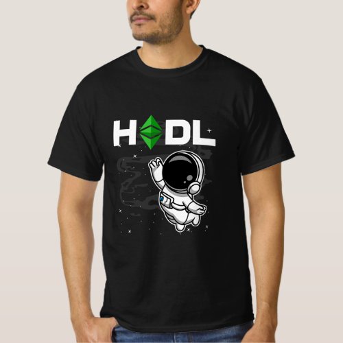 Astronaut HODL Ethereum Classic ETH Coin To The Mo T_Shirt