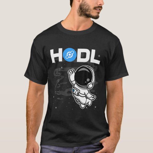 Astronaut HODL Helium HNT Coin To The Moon Crypto T_Shirt