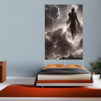 Astronaut in space | AI Art Poster