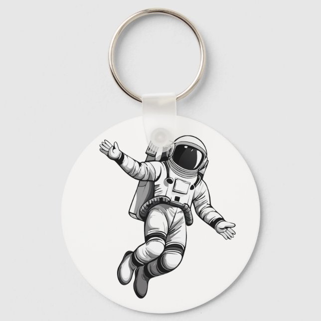 Astronaut in space keychain (Front)