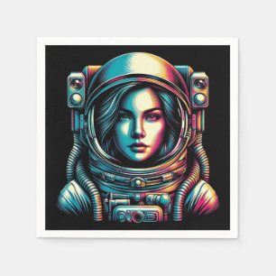 Astronaut in space! napkins