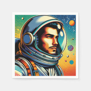 Astronaut in space! napkins