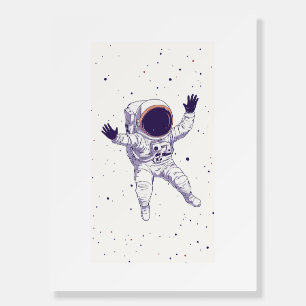 Astronaut in Space Poster – Cosmic Wall Art