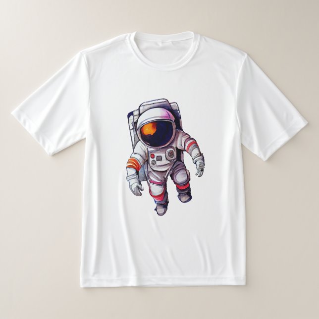 Astronaut in Space T-Shirt (Laydown)