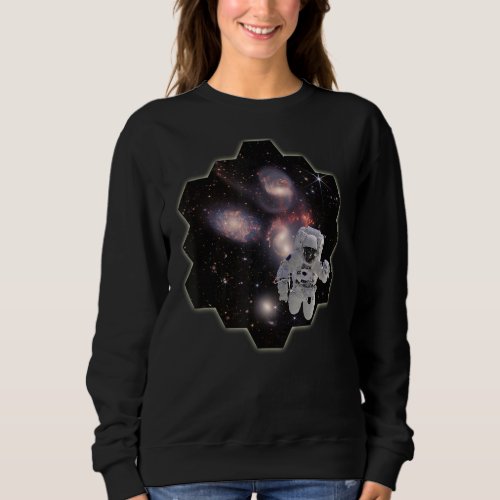 Astronaut in Stephanu2019s Quintet Webb Space Tele Sweatshirt