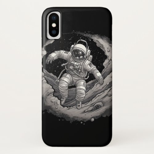 Astronaut in the Moon iPhone X Case