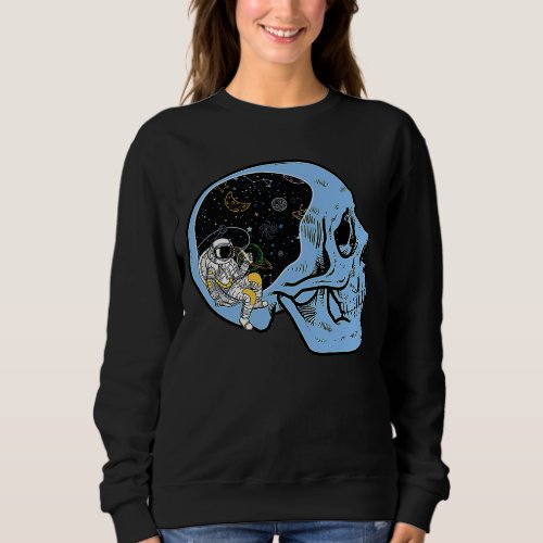 Astronaut in the Space Chill Out with Beer Galaxy  Sweatshirt