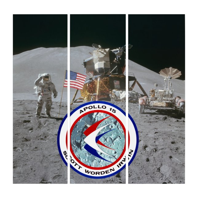 Astronaut James Irwin (Apollo 15)  Triptych (Front)