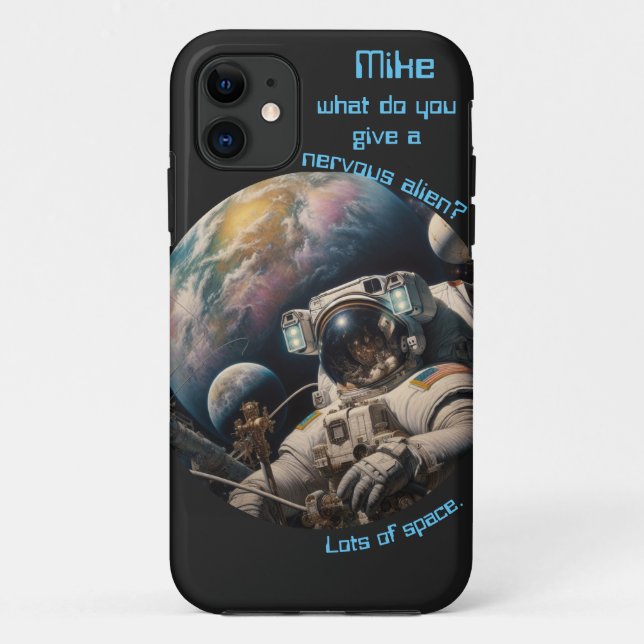 Astronaut Joke Customizable  Case-Mate iPhone Case (Back)