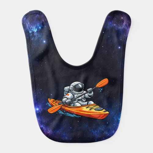 . Astronaut Kayaking Baby Bib